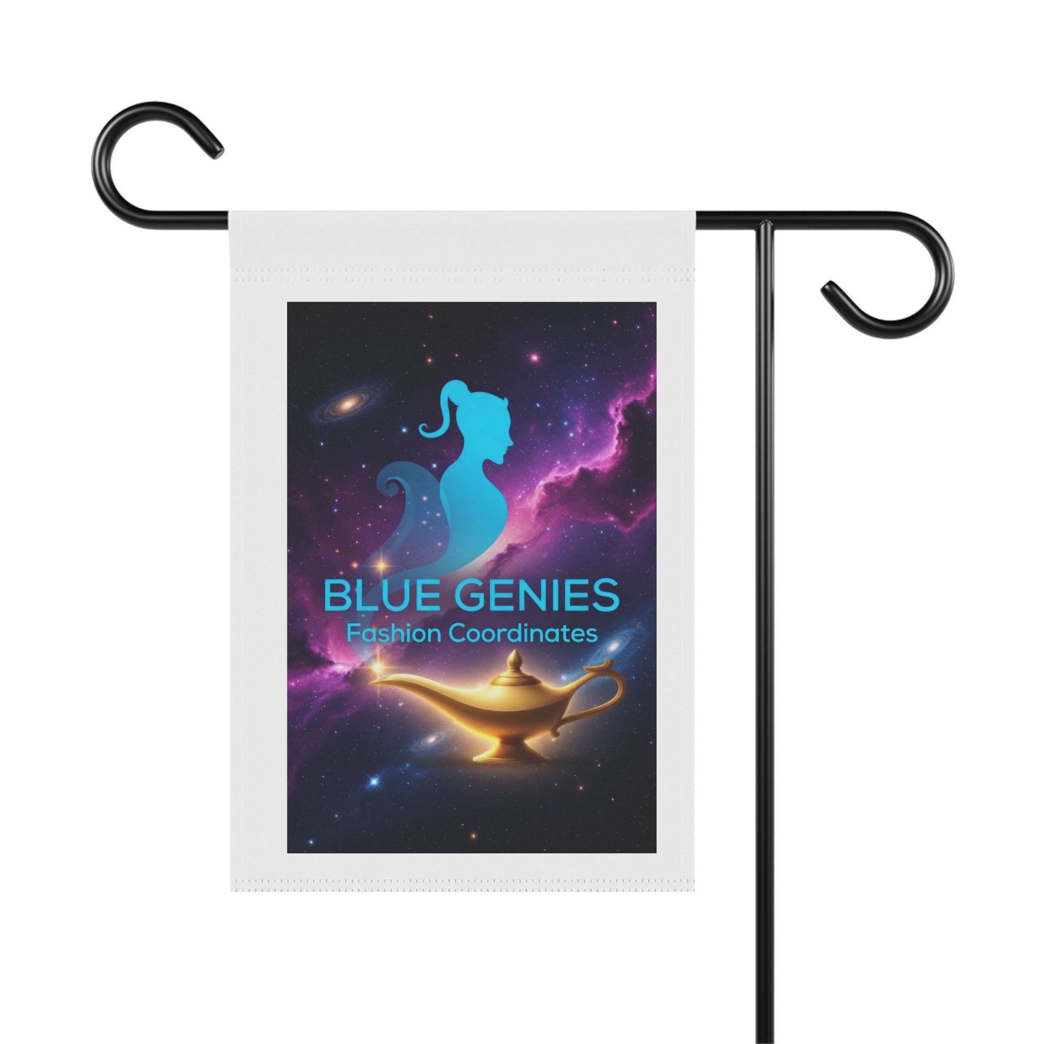 Garden Flag — Blue Genies Fashion Coordinates Lamp Logo