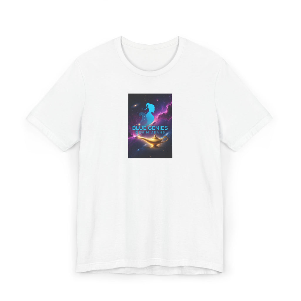 Aladdin Magic Lamp T-Shirt — 'Blue Genies' Cosmic Design