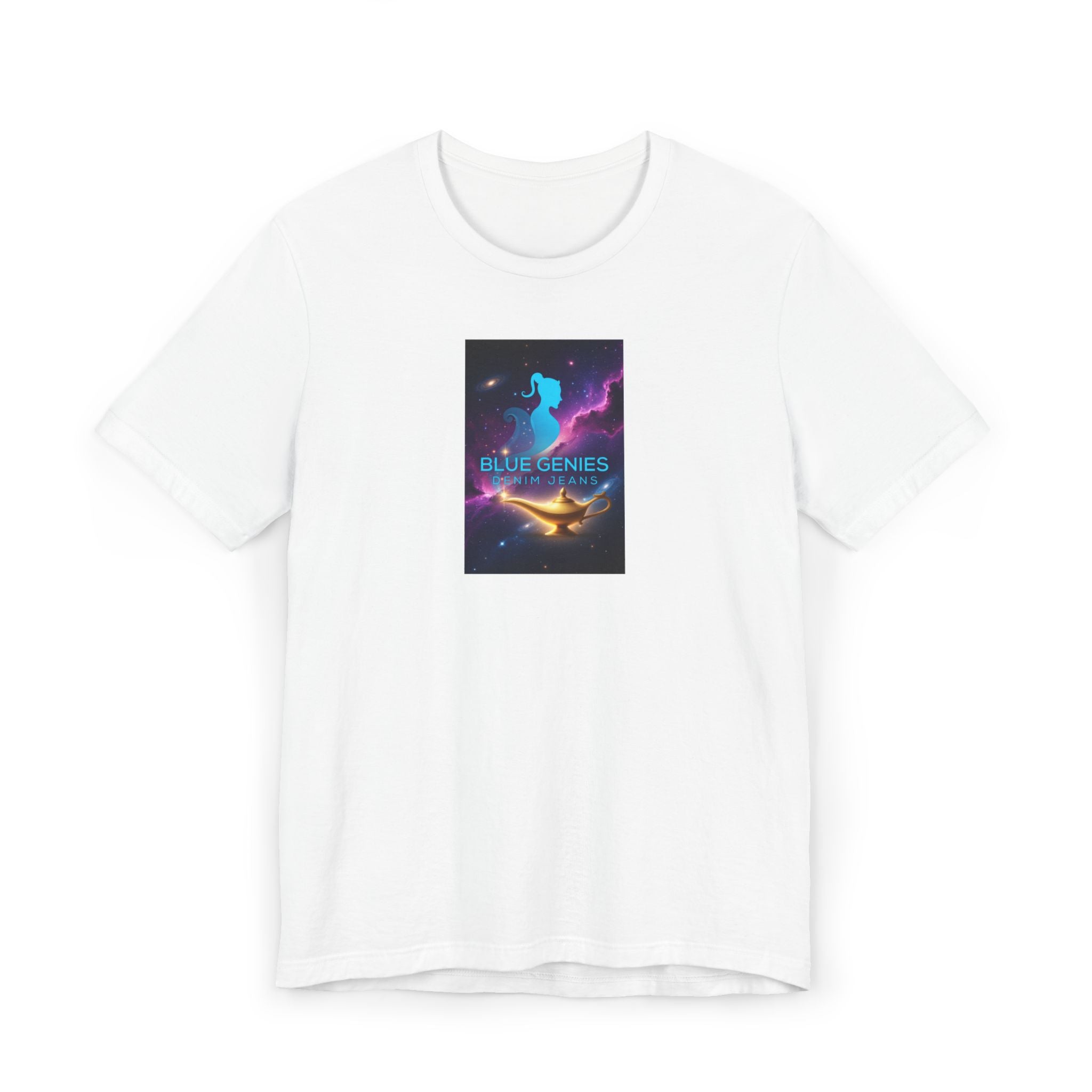 Aladdin Magic Lamp T-Shirt — 'Blue Genies' Cosmic Design