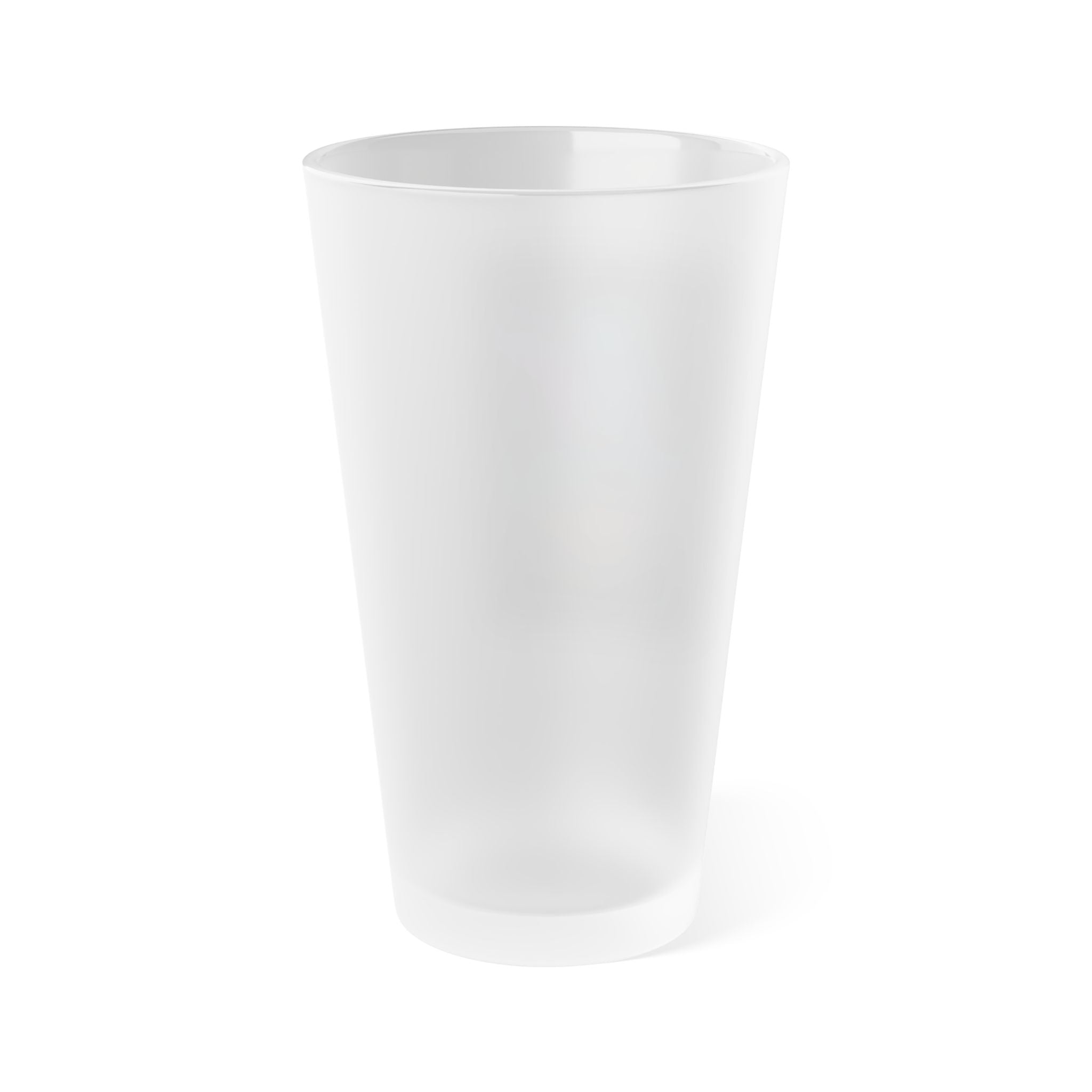Frosted 16oz Pint Glass — Magic Genie Lamp Design